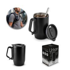 MUG METÁLICO ICARUS URBAN TRAVEL 350ML MU-489