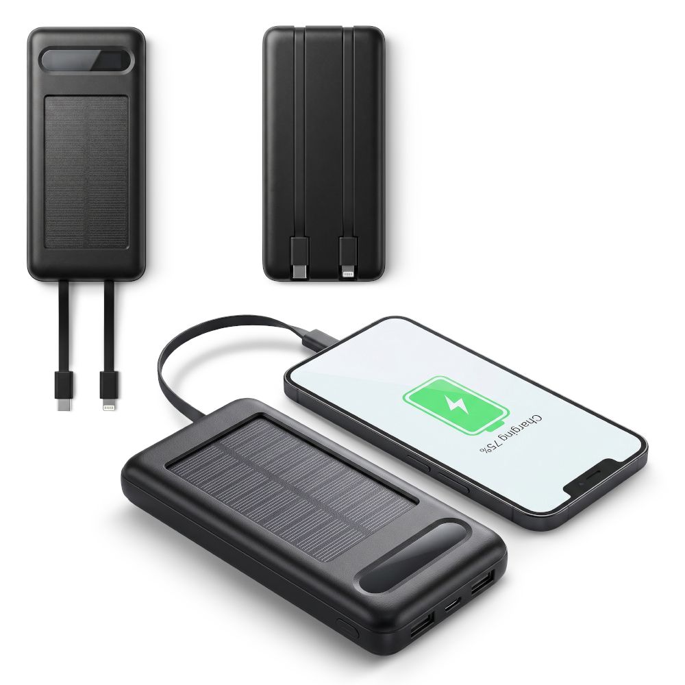 PILA RECARGABLE SOLAR TERRA 10.000 mAh TE-741
